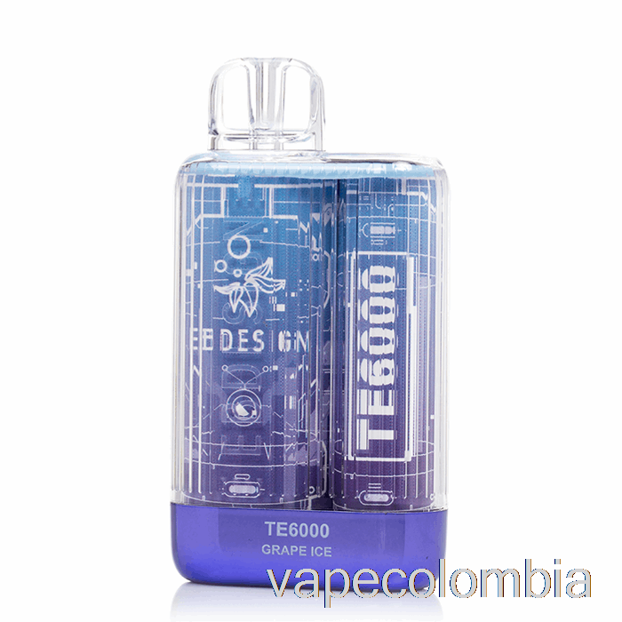 Vape Recargable Eb Te6000 Hielo De Uva Desechable